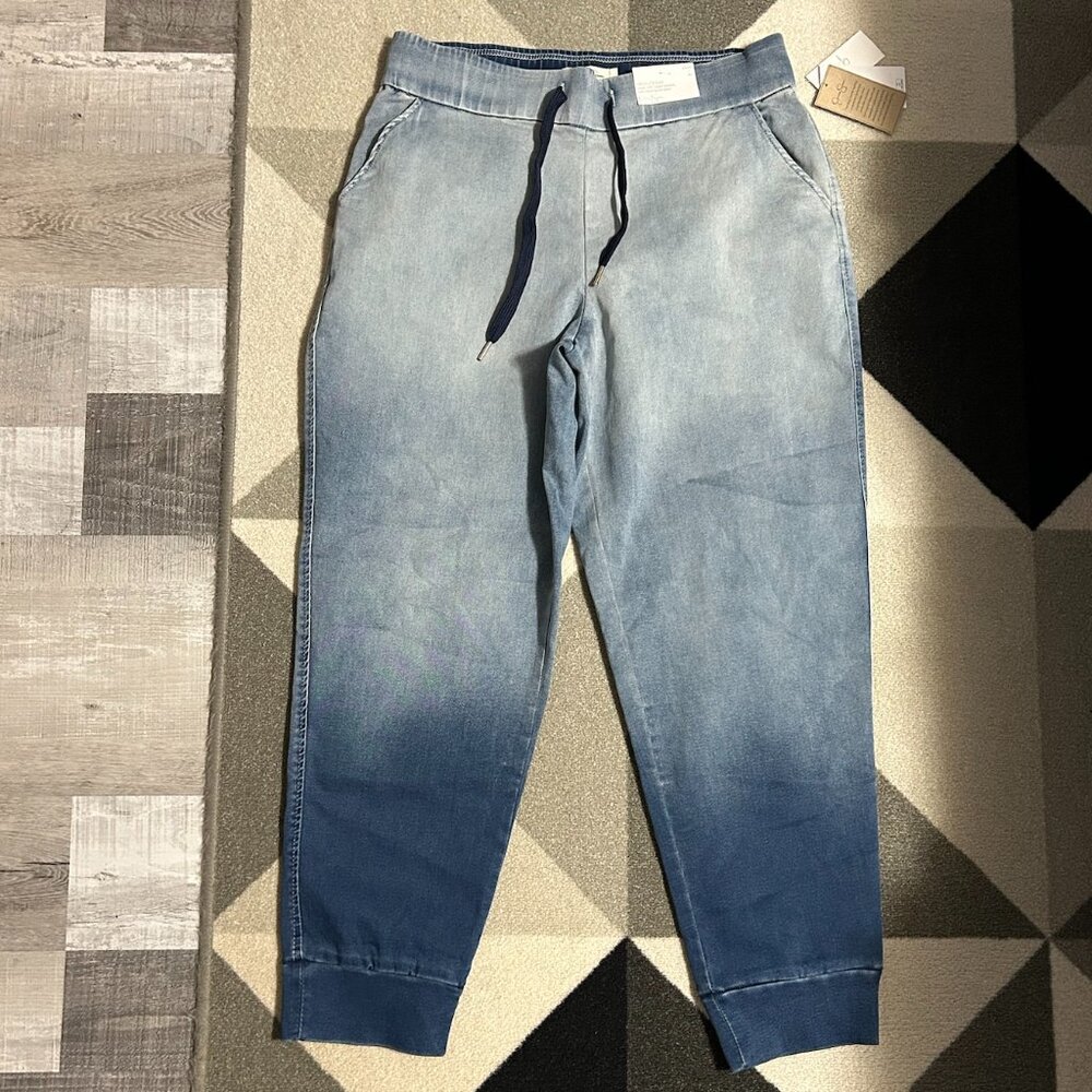 NWT Jessica‎ Simpson Absolute Flex Denim Pull-on Joggers Women's L